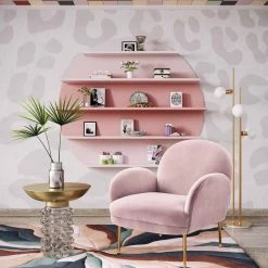 TOV Gwen Velvet Accent Chair