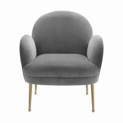 TOV Gwen Velvet Accent Chair
