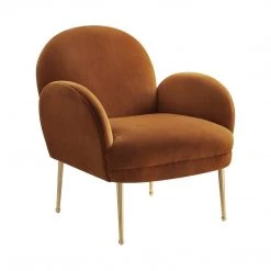 TOV Gwen Velvet Accent Chair