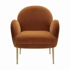 TOV Gwen Velvet Accent Chair
