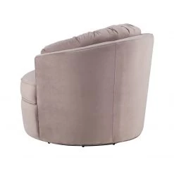 TOV Eloise Velvet Swivel Accent Chair
