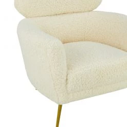 TOV Welsh Faux Shearling Accent Chair