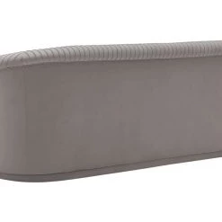 TOV Living Room Yara Pleated Velvet Sofa