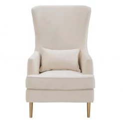 TOV Alina Tall Tufted Back Chair Living Room
