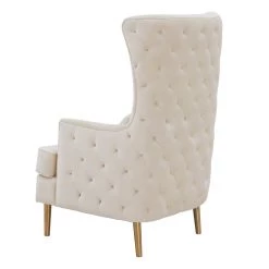 TOV Alina Tall Tufted Back Chair Living Room
