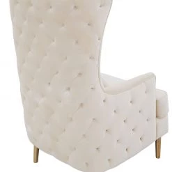 TOV Alina Tall Tufted Back Chair Living Room