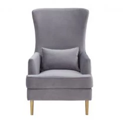 TOV Alina Tall Tufted Back Chair Living Room
