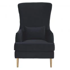 TOV Alina Tall Tufted Back Chair Living Room