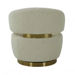 TOV Austin Faux Shearling Chair Living Room