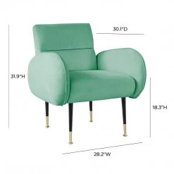 TOV Living Room Babe Velvet Chair
