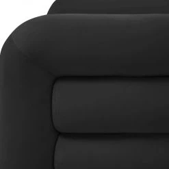 TOV Accent Chairs Curves Velvet Lounge Chair