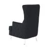 TOV Aubree Tall Chair With Acrylic Legs - Black