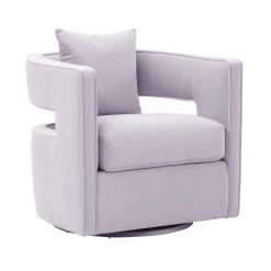 TOV Kennedy Swivel Chair Living Room
