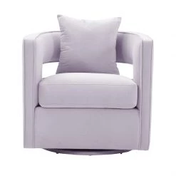 TOV Kennedy Swivel Chair Living Room