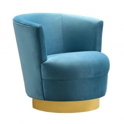 TOV Living Room Noah Swivel Chair