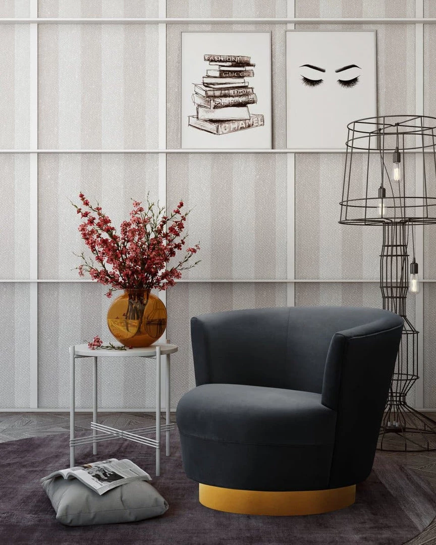 TOV Living Room Noah Swivel Chair