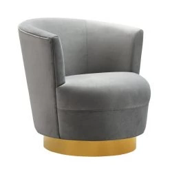 TOV Living Room Noah Swivel Chair