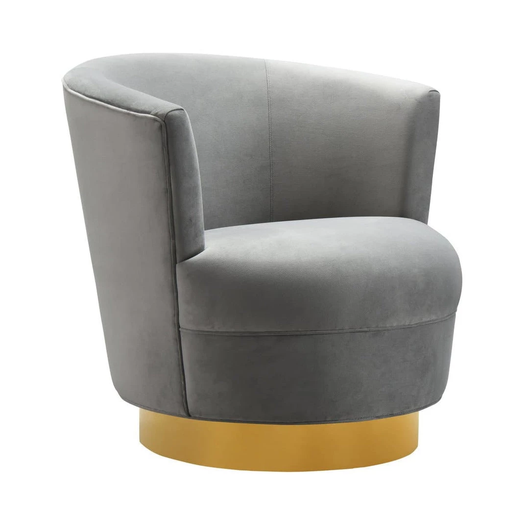 TOV Living Room Noah Swivel Chair