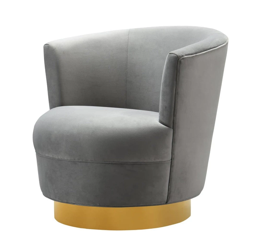 TOV Living Room Noah Swivel Chair