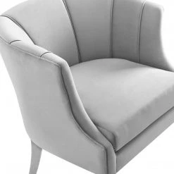 TOV Turin Velvet Accent Chair