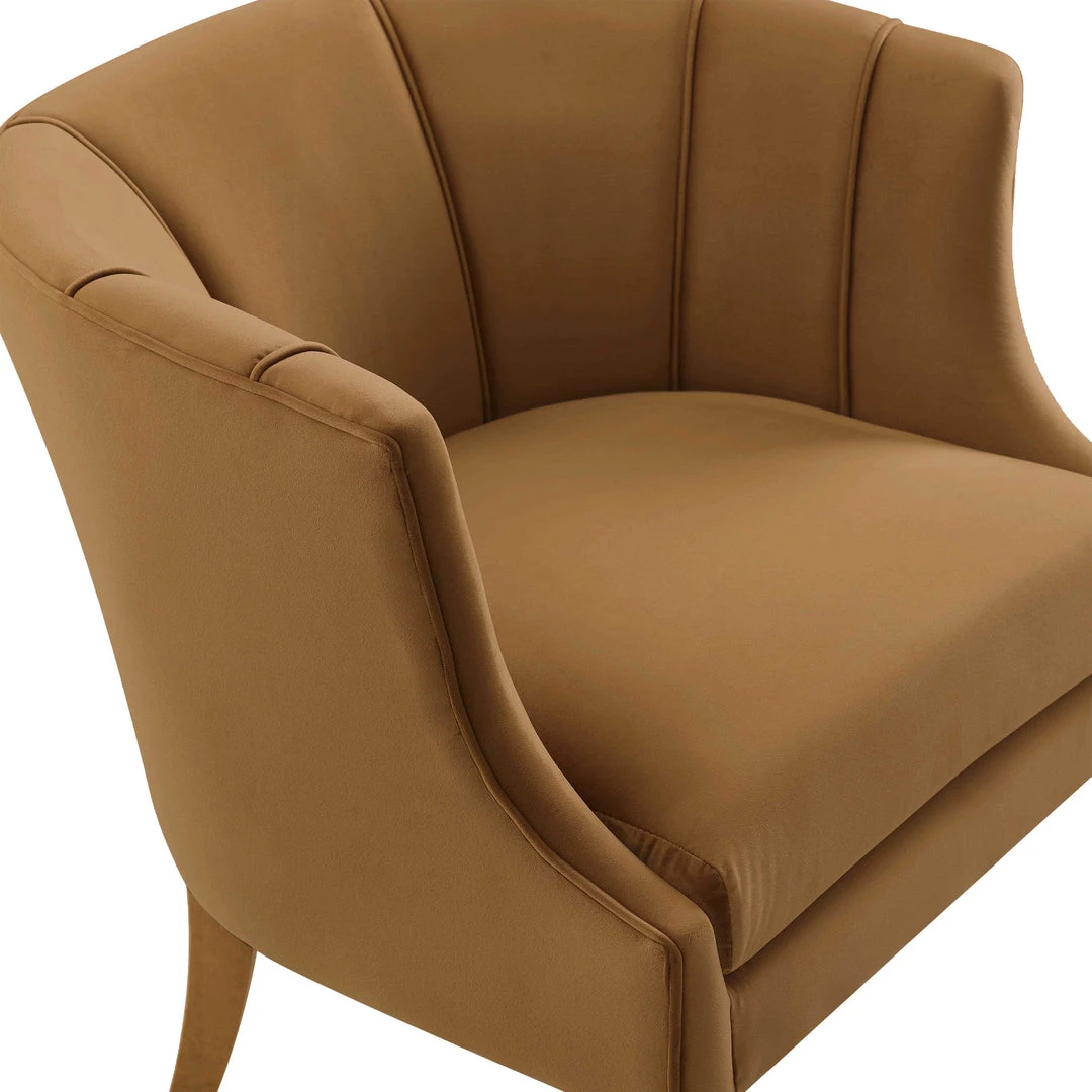 TOV Turin Velvet Accent Chair