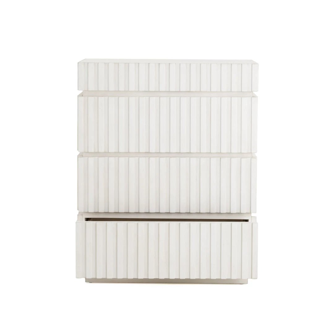 TOV Bedroom Adu Snow White 4 Drawer Chest