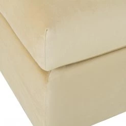 TOV Jessie Champagne Velvet Modular Corner Chair