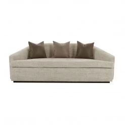 TOV Living Room Abreeyah Beige Velvet Sofa