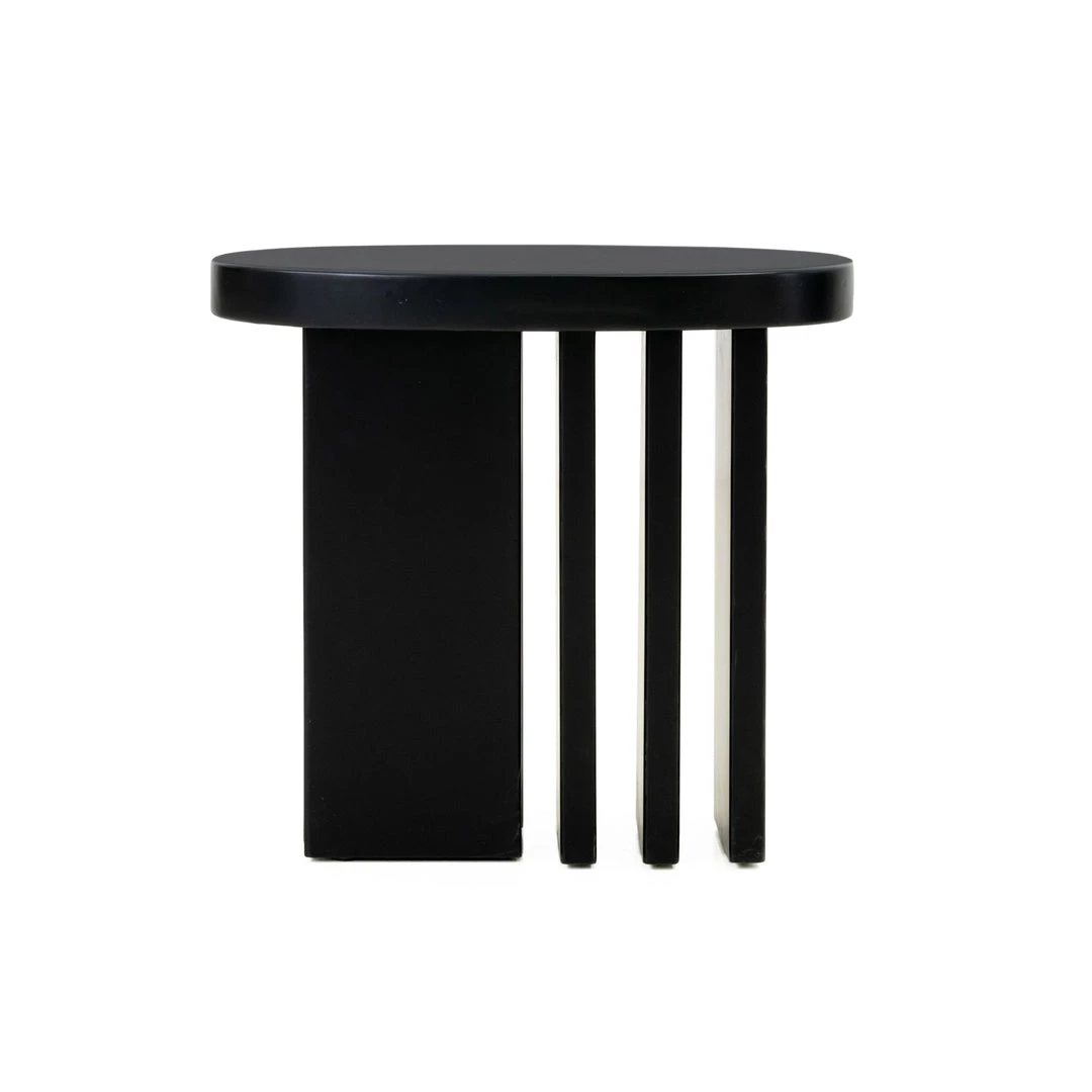 TOV Living Room Etta Black Side Table