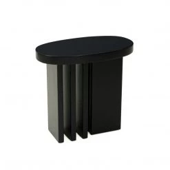 TOV Living Room Etta Black Side Table