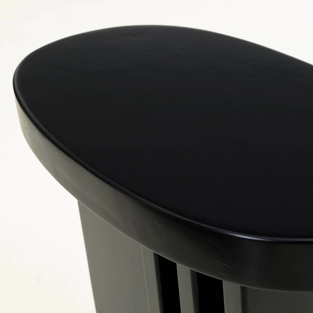 TOV Living Room Etta Black Side Table
