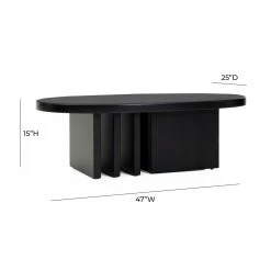 TOV Etta Black Coffee Table