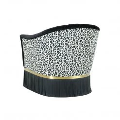 TOV Enid Velvet Swivel Chair Accent Chairs