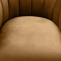 TOV Magnolia Velvet Accent Chair Gold Base