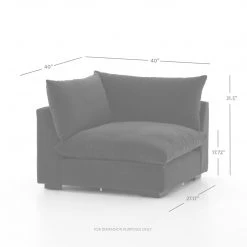 Four Hands Sofa & Loveseat Build Your Own: Grant Sectional By Hollywood Glam