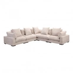 Moe's Living Room Tumble Classic L Modular Sectional Cappuccino