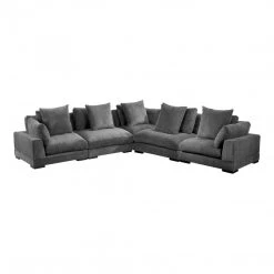 Moe's Tumble Classic L Modular Sectional Charcoal