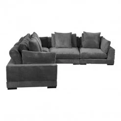 Moe's Tumble Classic L Modular Sectional Charcoal