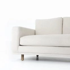 Four Hands Dom Sofa-Bonnell Ivory By Hollywood Glam Living Room