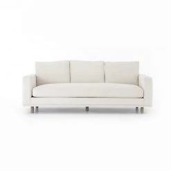 Four Hands Dom Sofa-Bonnell Ivory By Hollywood Glam Living Room
