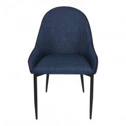 Moe's Dining Room Lapis Dining Chair Dark Blue-Set Of 2