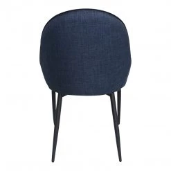 Moe's Dining Room Lapis Dining Chair Dark Blue-Set Of 2