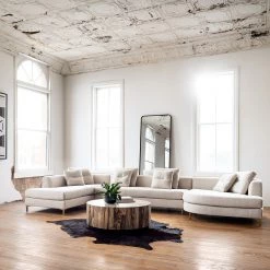 Four Hands Hudson Round Coffee Table