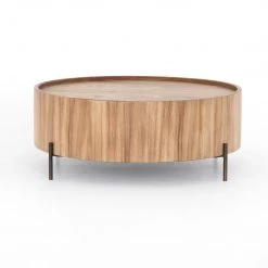 Four Hands Lunas Drum Coffee Table