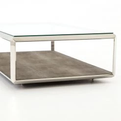 Four Hands Shagreen Shadow Box Coffee Table