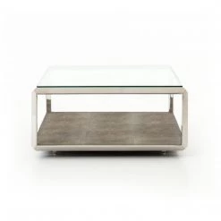 Four Hands Shagreen Shadow Box Coffee Table