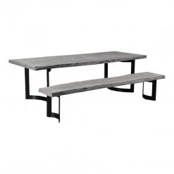 Moe's Bent Dining Table Small Weathered