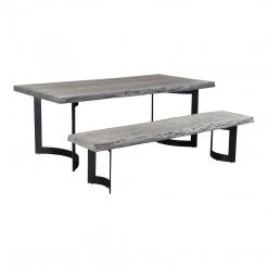 Moe's Bent Dining Table Extra Small Weathered