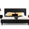 VIG Modrest Monte Carlo - White Leatherette Modern Twin Bed With Crystals
