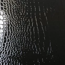 VIG Living Room A&X Grand - Modern Black Crocodile Lacquer Buffet